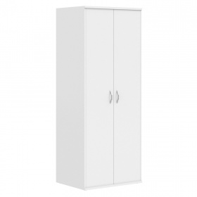 Шкаф для одежды Гардероб глубокий 2-дверный Imago White ГБ 2, белый, 77*58см